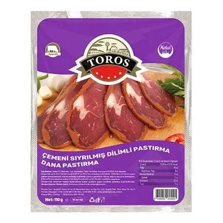 DANA PASTIRMA DİLİM -110 GR (KOLİ 40 ADET)