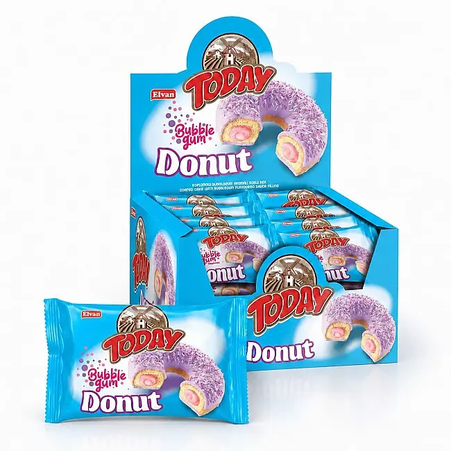 ELVAN TODAY DONUT BUBLEGUM 40GR*24