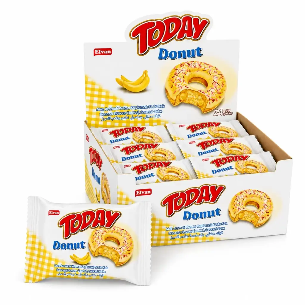 ELVAN TODAY DONUT MUZLU 40GR*24