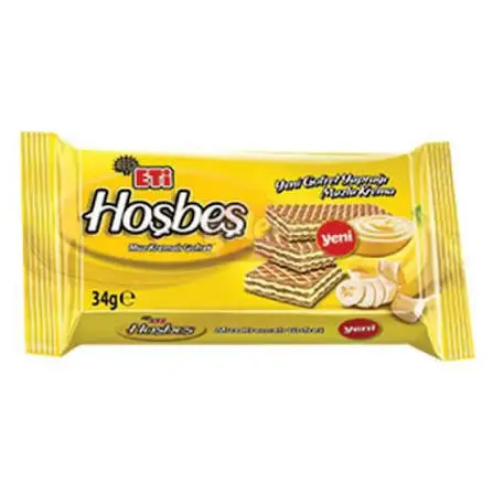 ETİ HOŞBEŞ MUZLU GOFRET 24*34GR