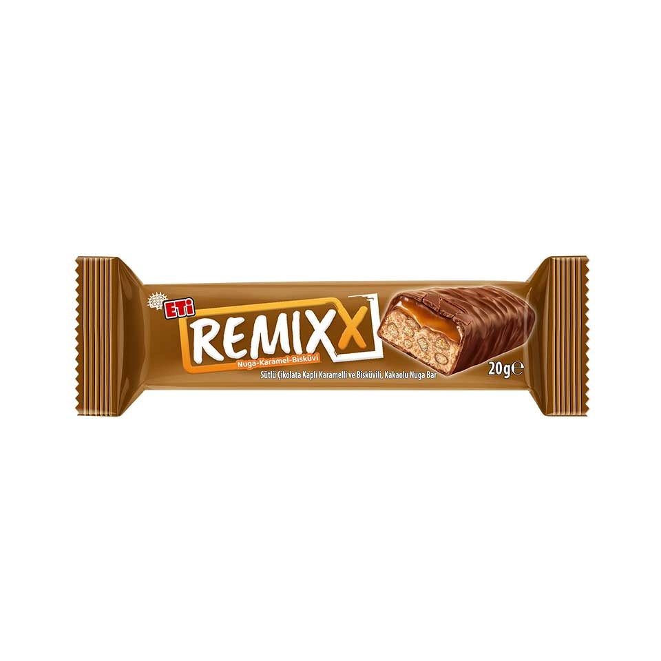 ETİ REMİXX KARAMEL BİSKÜVİ 24GR*20 ADET