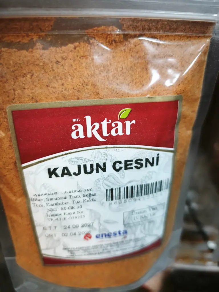 MİNİ MR AKTAR KAJUN ÇEŞNİ 80GR