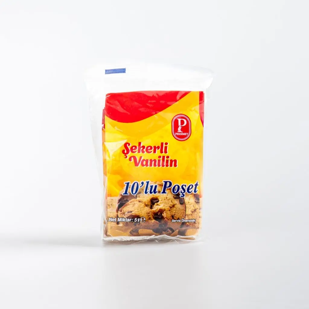 PEKSİMET ŞEKERLİ VANİLİN (10*5GR) (KOLİ İÇİ 24)