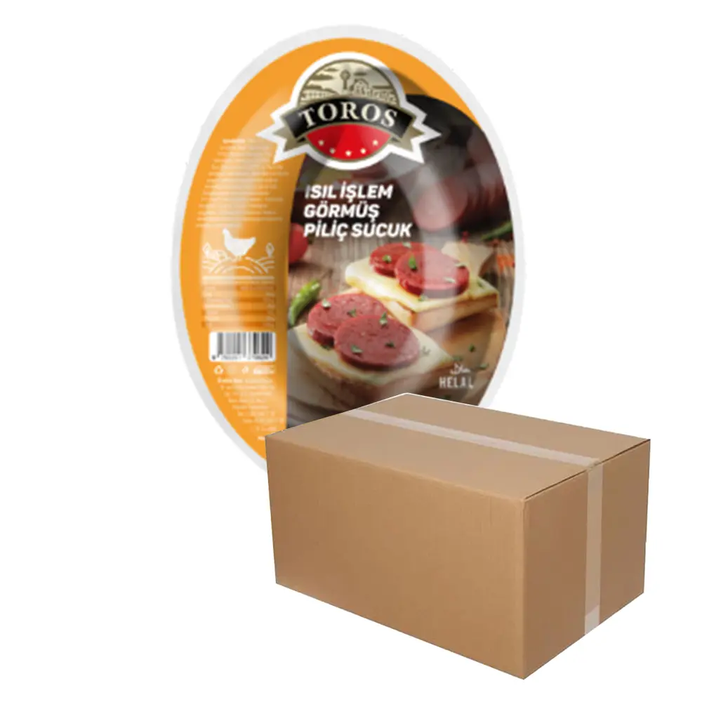 PİLİÇ KANGAL SUCUK 250GR (KOLİ 10 KG)