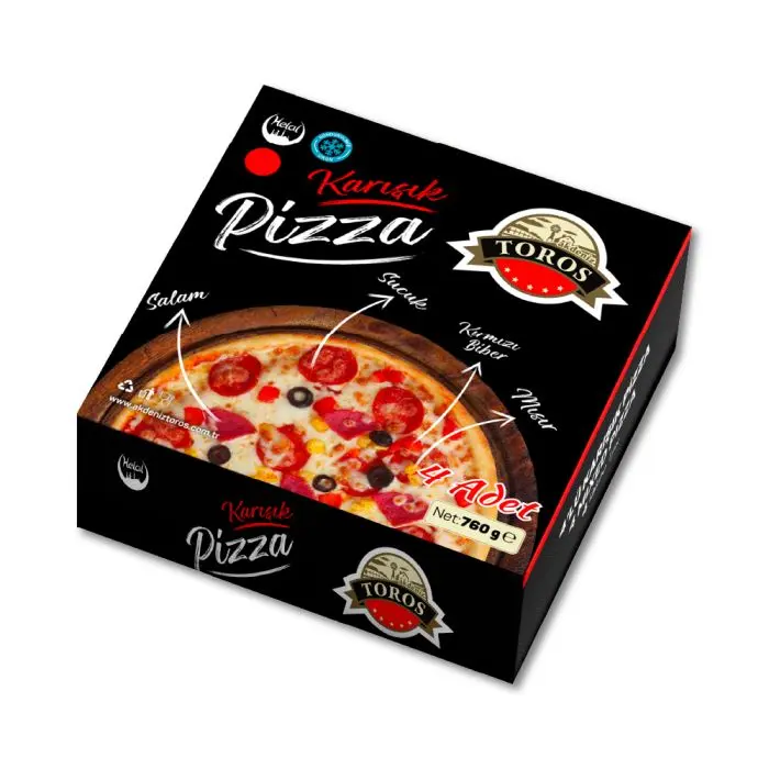 PİZZA KARIŞIK KÜÇÜK BOY 4'LÜ 760GR (ADET)