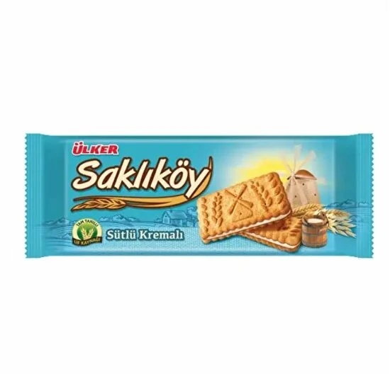 SAKLIKÖY SÜTLÜ BİSKÜVİ 100gX24