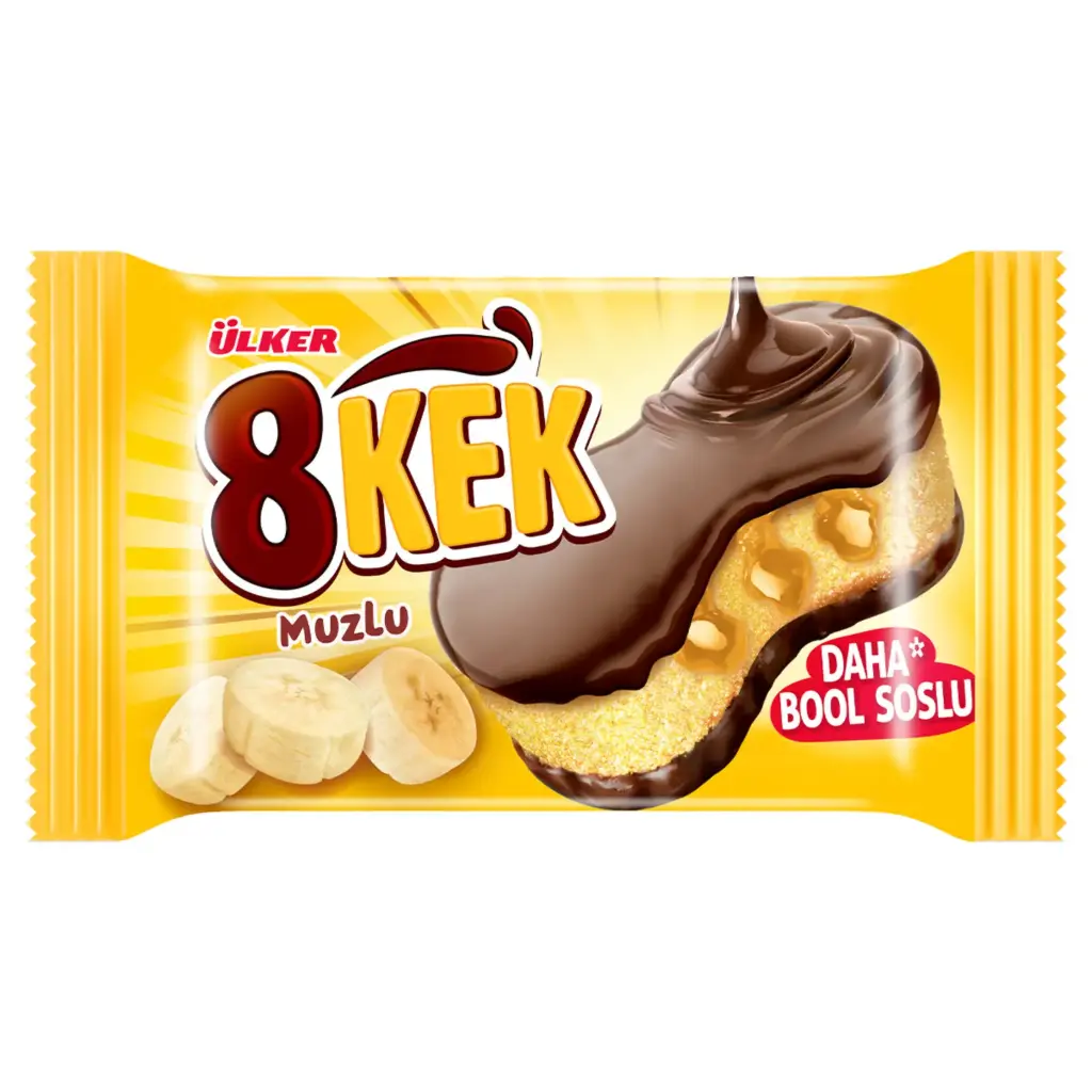 ÜLKER | 8 KEK MUZLU 55GR*24