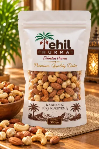 [1329] EHİL HURMA | KARIŞIK KURUYEMİŞ LÜX 500GR.