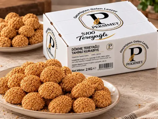 [1449] PEKSİMET DÖKME KURABİYE TAHİNLİ 2 KG
