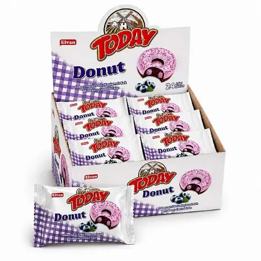 [1372] ELVAN TODAY DONUT YABAN MERSİNLİ 40GR*24
