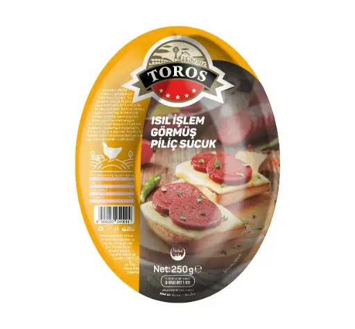 [15214010] PİLİÇ KANGAL SUCUK 250GR (KOLİ 10 KG)