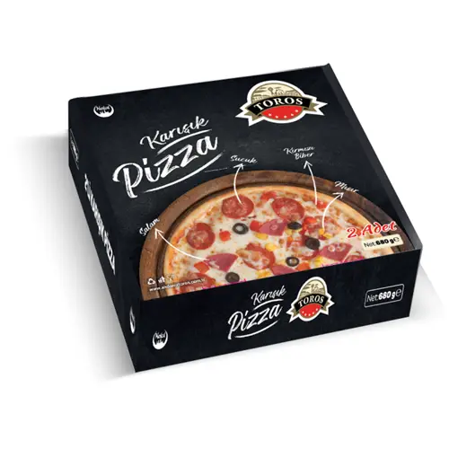 [15261002] PİZZA KARIŞIK ORTA BOY 2'Lİ 680GR